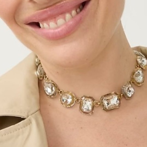 J. Crew Faceted crystal necklace - Picture 2 of 6